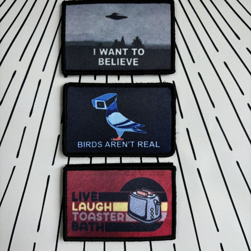 Urban Backpack Tactical - Fun Printed Tactical Patch Birds not